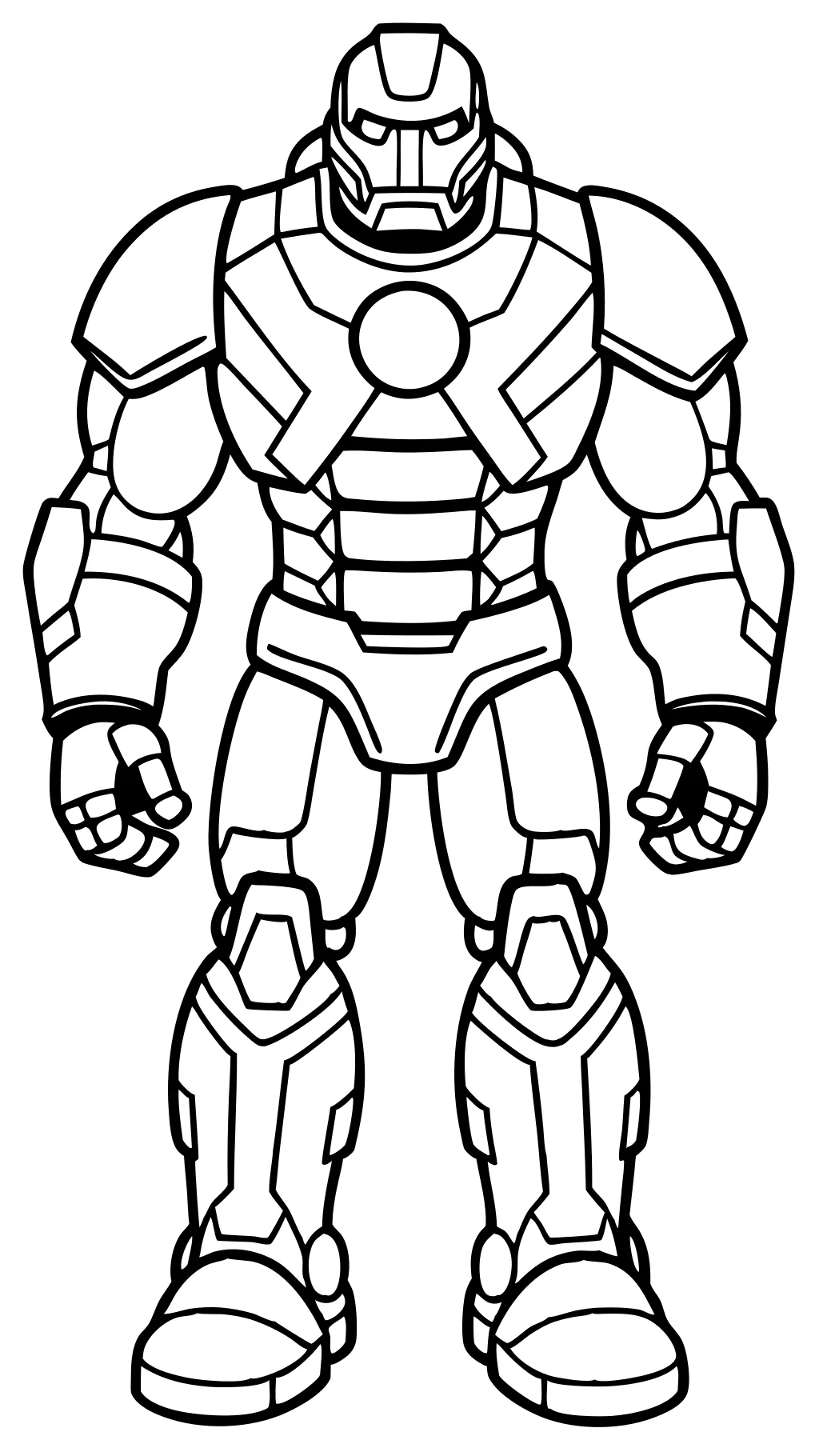 Página para colorear de Hulkbuster